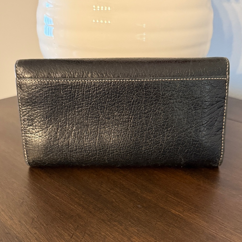 Kate Spade Midnight Black Leather Wallet - Picture 3 of 8